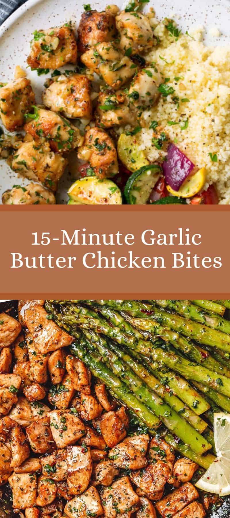 15-Minute Garlic Butter Chicken Bites Recipe 3