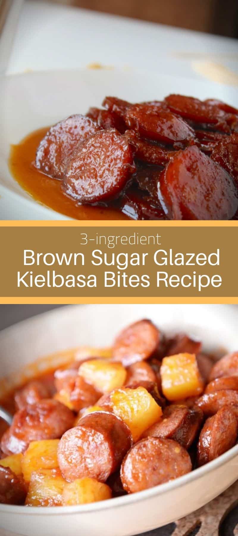 3-ingredient Brown Sugar Glazed Kielbasa Bites Recipe 3