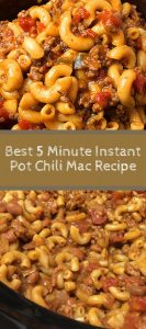Best 5 Minute Instant Pot Chili Mac Recipe 3