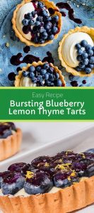 Bursting Blueberry Lemon Thyme Tarts 3