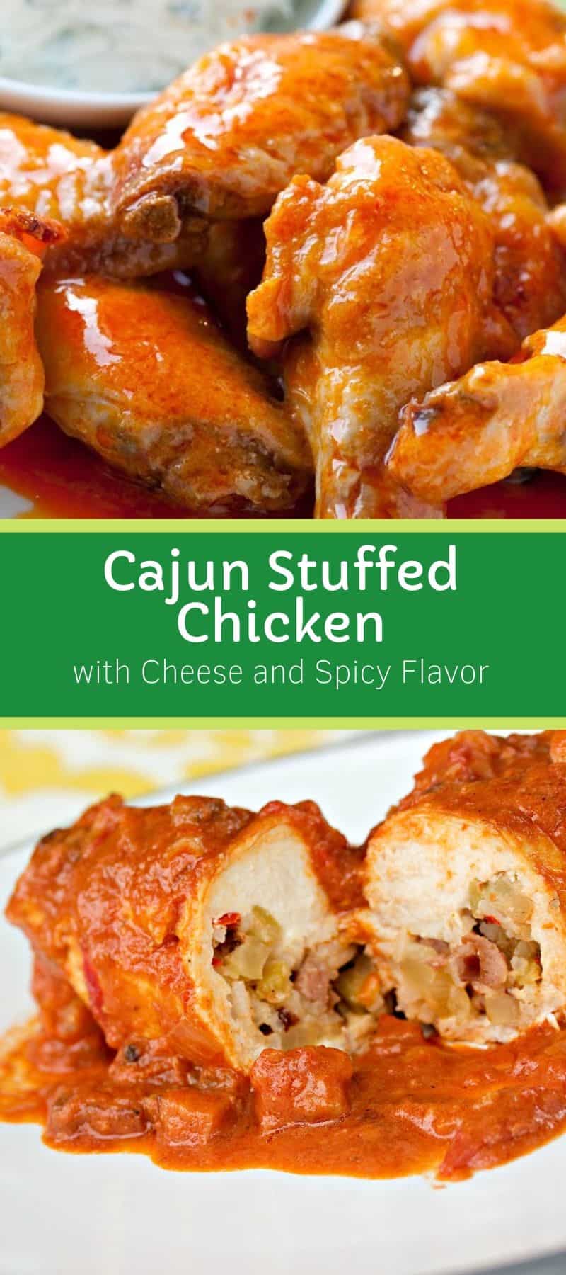 Cajun Stuffed Chicken with Cheese and Spicy Flavor 3