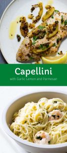 Capellini with Garlic Lemon and Parmesan 3