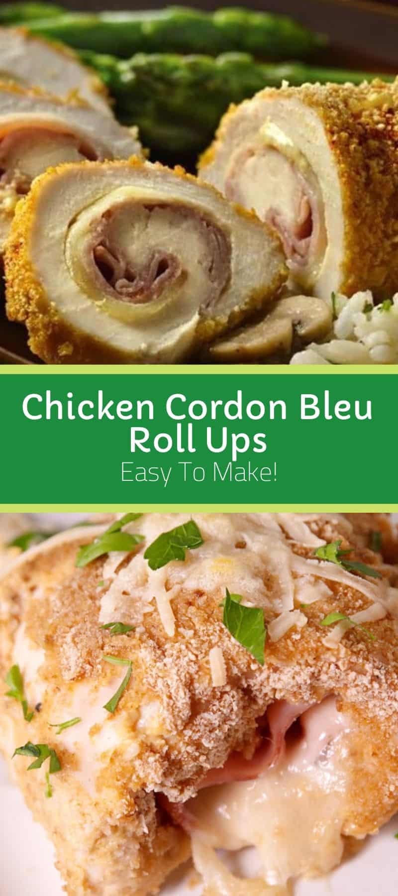 Chicken Cordon Bleu Roll Ups 3