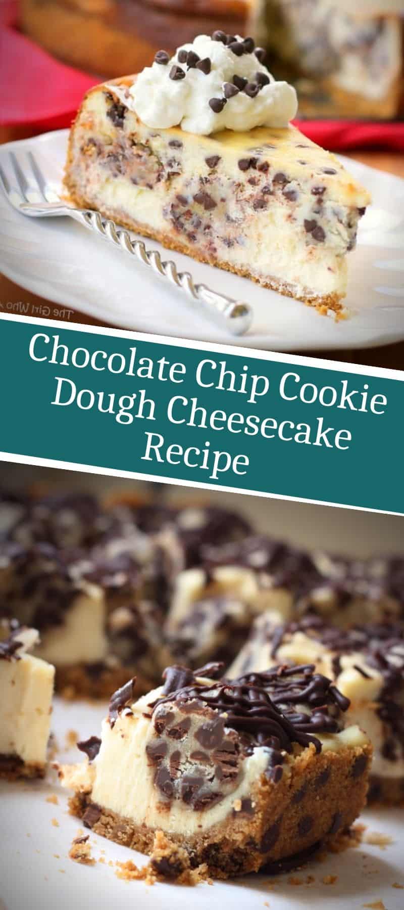 Chocolate Chip Cookie Dough Cheesecake Recipe 3