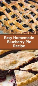 Easy Homemade Blueberry Pie Recipe 3