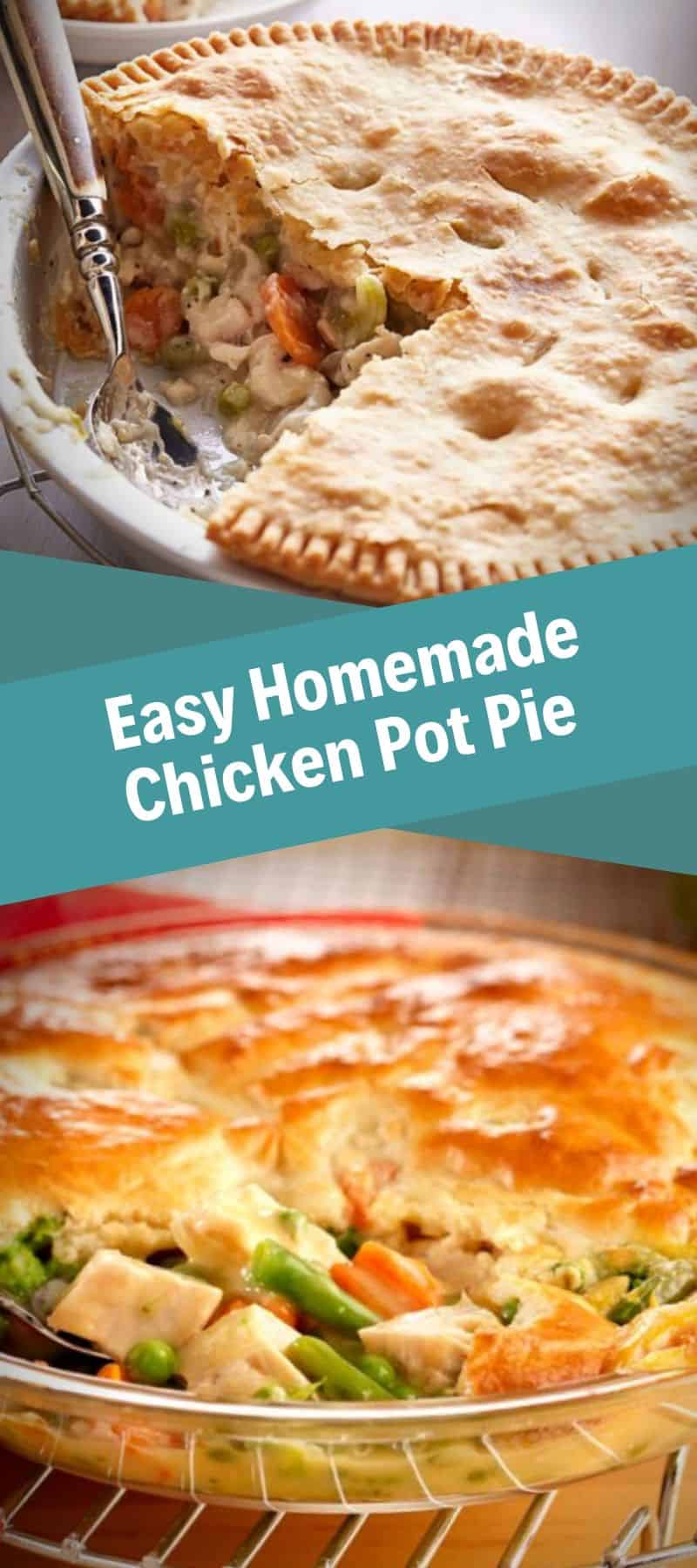 Easy Homemade Chicken Pot Pie Recipe