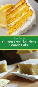 Gluten Free Flourless Lemon Cake 3