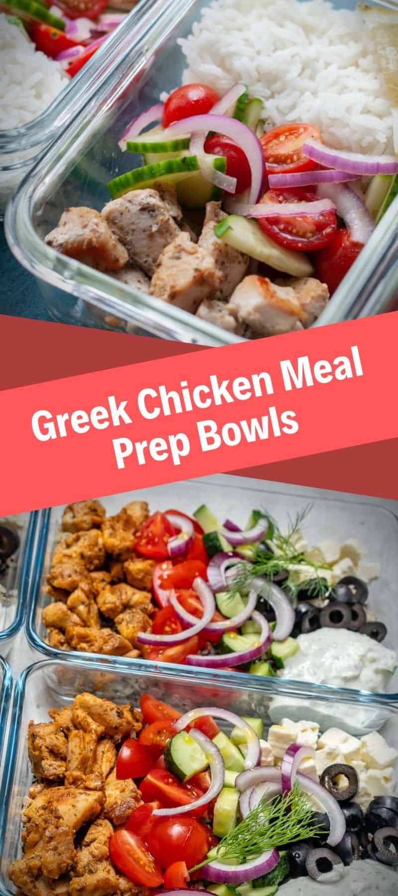 Greek Chicken Meal Prep Bowls