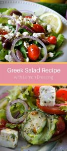 Greek Salad Recipe with Lemon Dressing 3