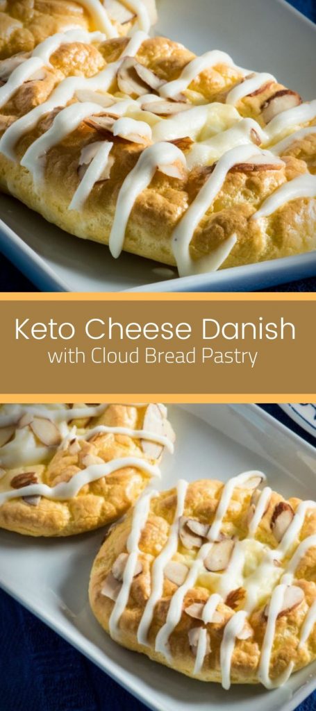 Keto Cheese Danish with Cloud Bread Pastry - Grandma Linda's Recipes