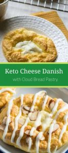 Keto Cheese Danish with Cloud Bread Pastry 3