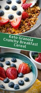 Keto Granola Crunchy Breakfast Cereal 3