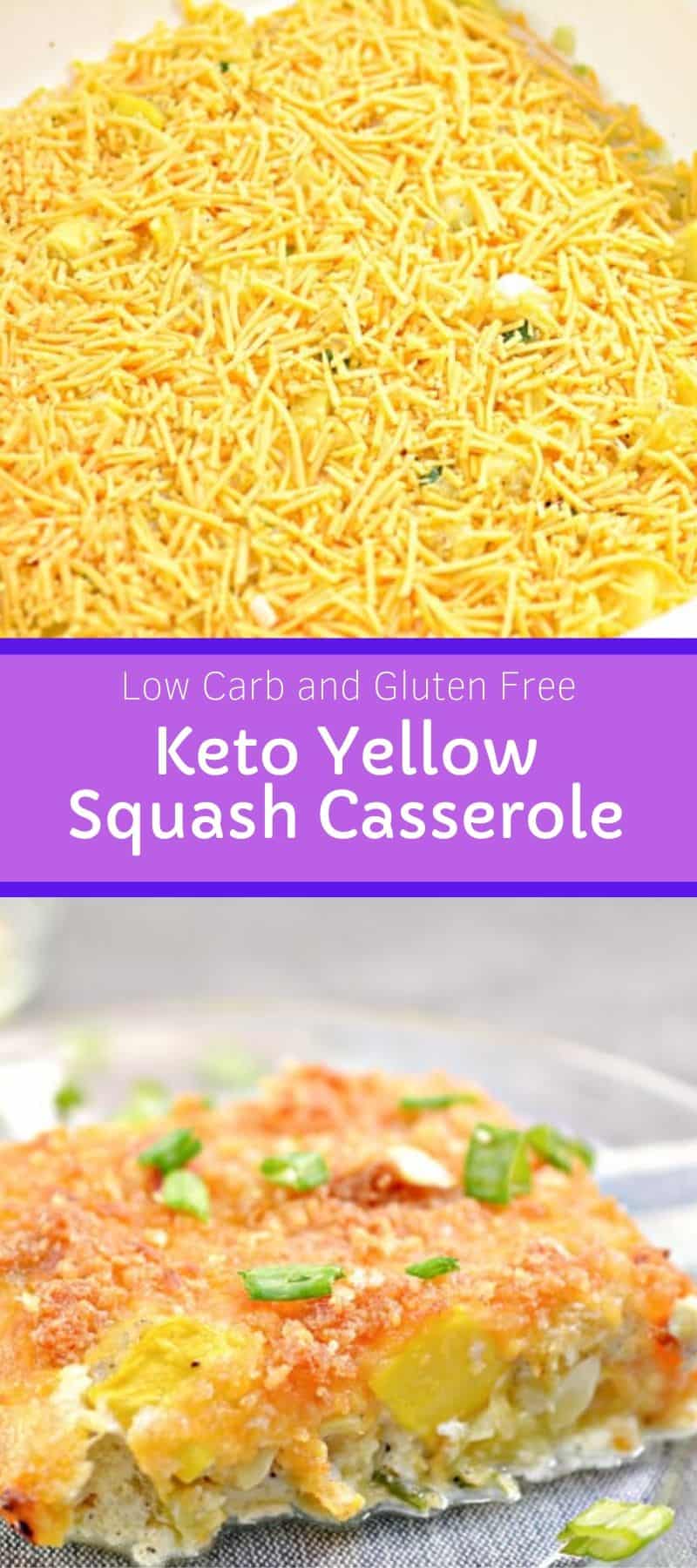 Keto Yellow Squash Casserole Low Carb and Gluten Free 3
