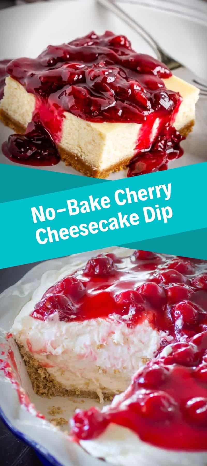 No-Bake Cherry Cheesecake Dip Recipe 2