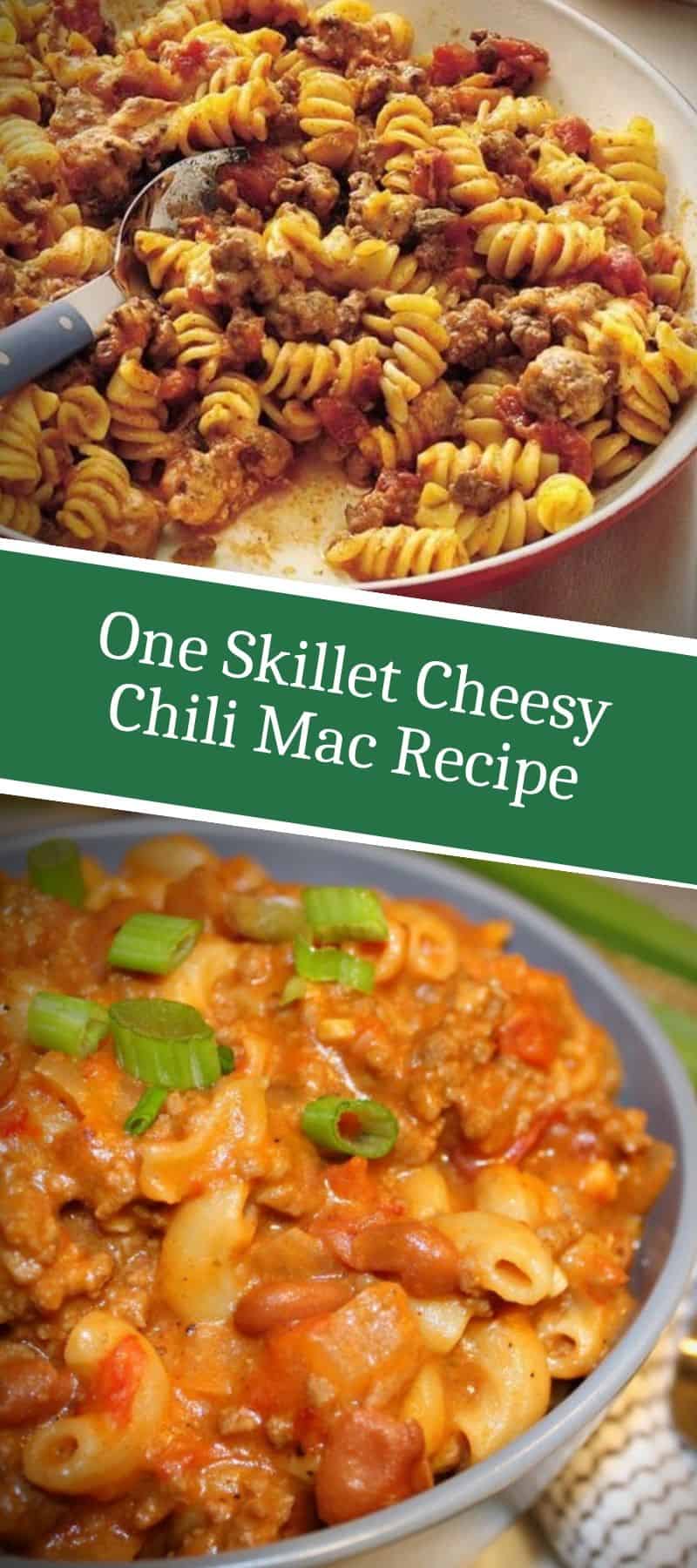 One Skillet Cheesy Chili Mac Recipe 3