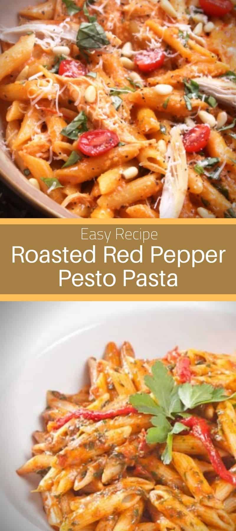 Roasted Red Pepper Pesto Pasta Recipe 3