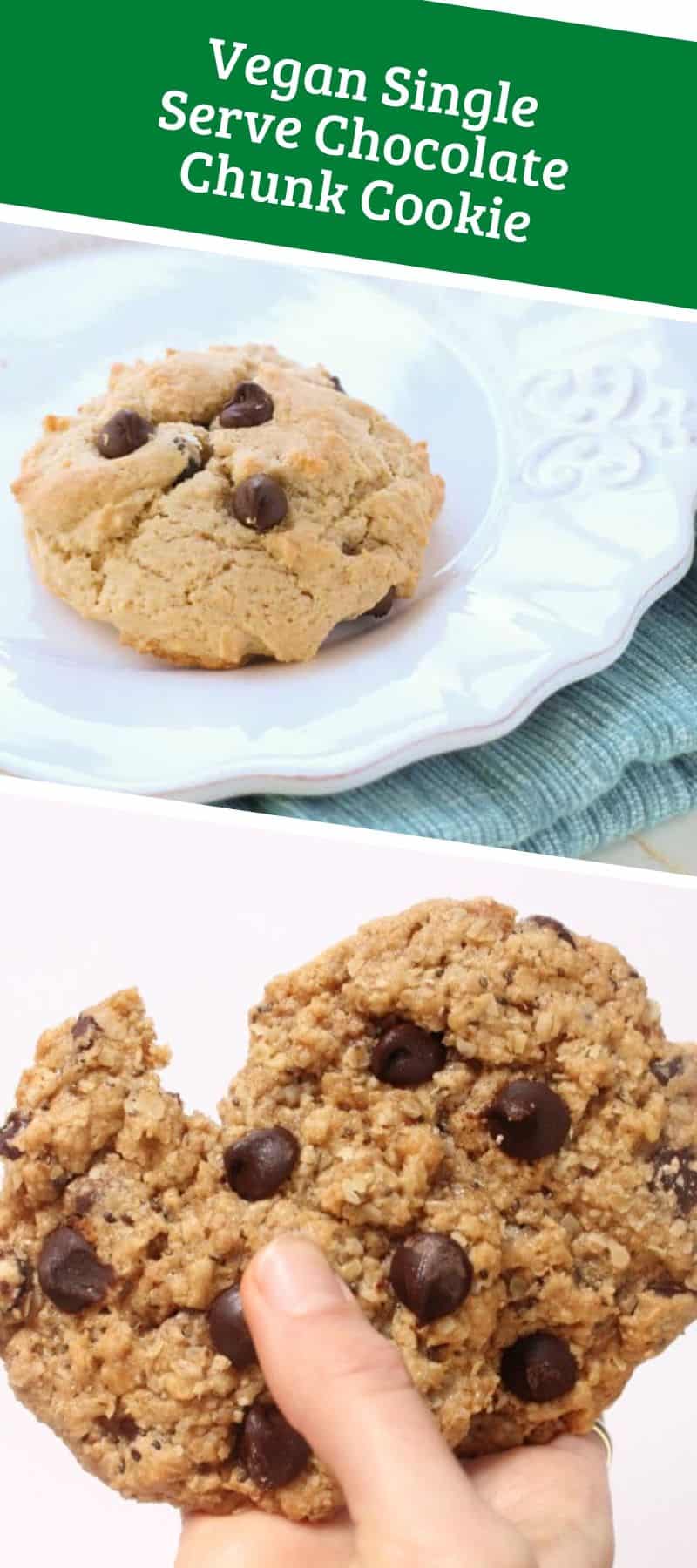Vegan Single Serve Chocolate Chunk Cookie 3